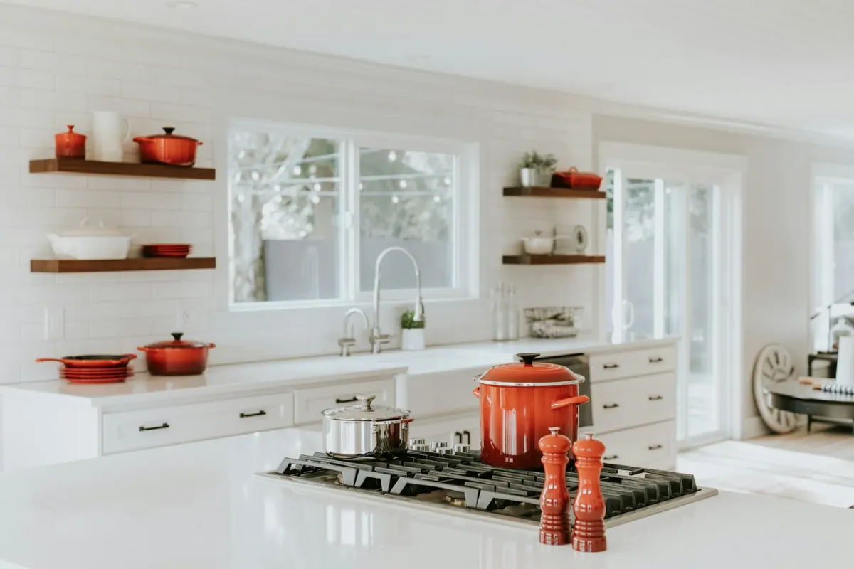 Sparkling modern kitchen after a professional clean